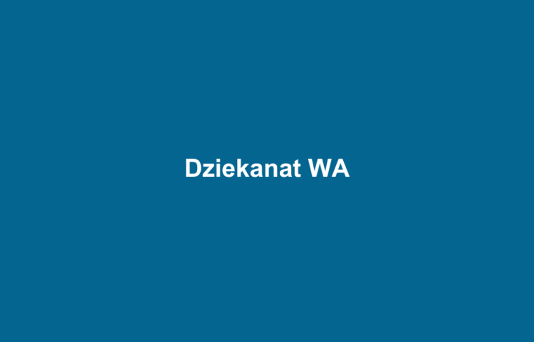 Dziekanat WA